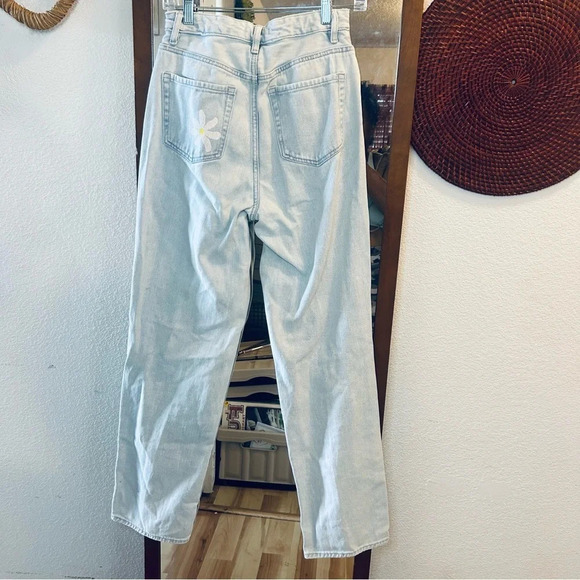 PacSun Eco Light Blue Daisy 90’s Boyfriend Jeans size 27 - Picture 6 of 12